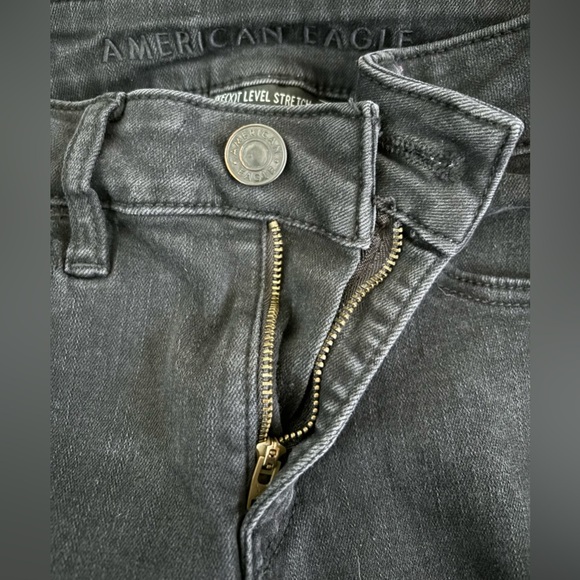 American eagle AE outfitters jean jeggings sz 0 short hi rise Next level stretch - Picture 3 of 8